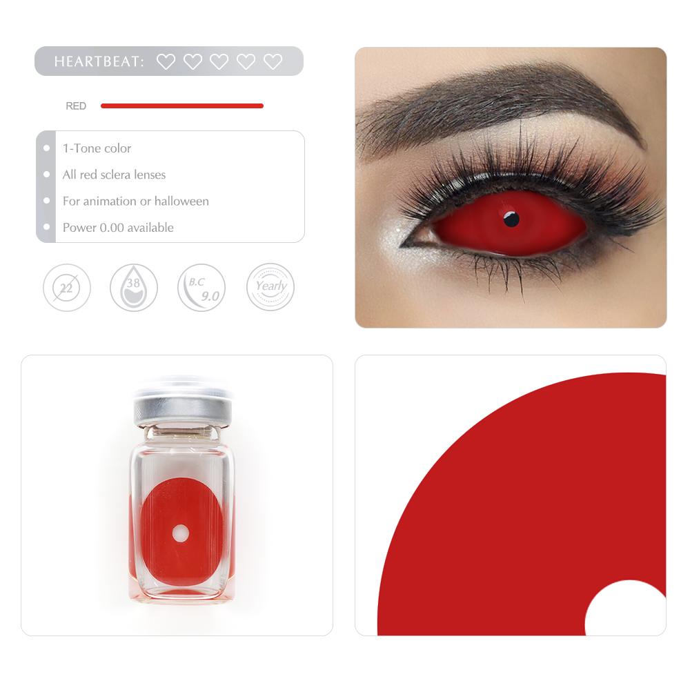 Unique selling points of the All Red Scleral lenses