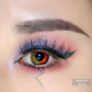 Anime Red Brown Cosplay Contact Lenses - Uniieye