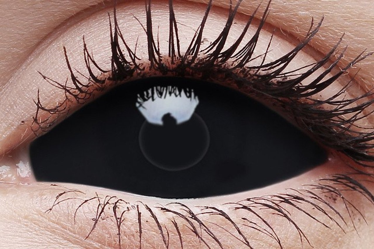 Black Sclera Contact Lenses - Uniieye