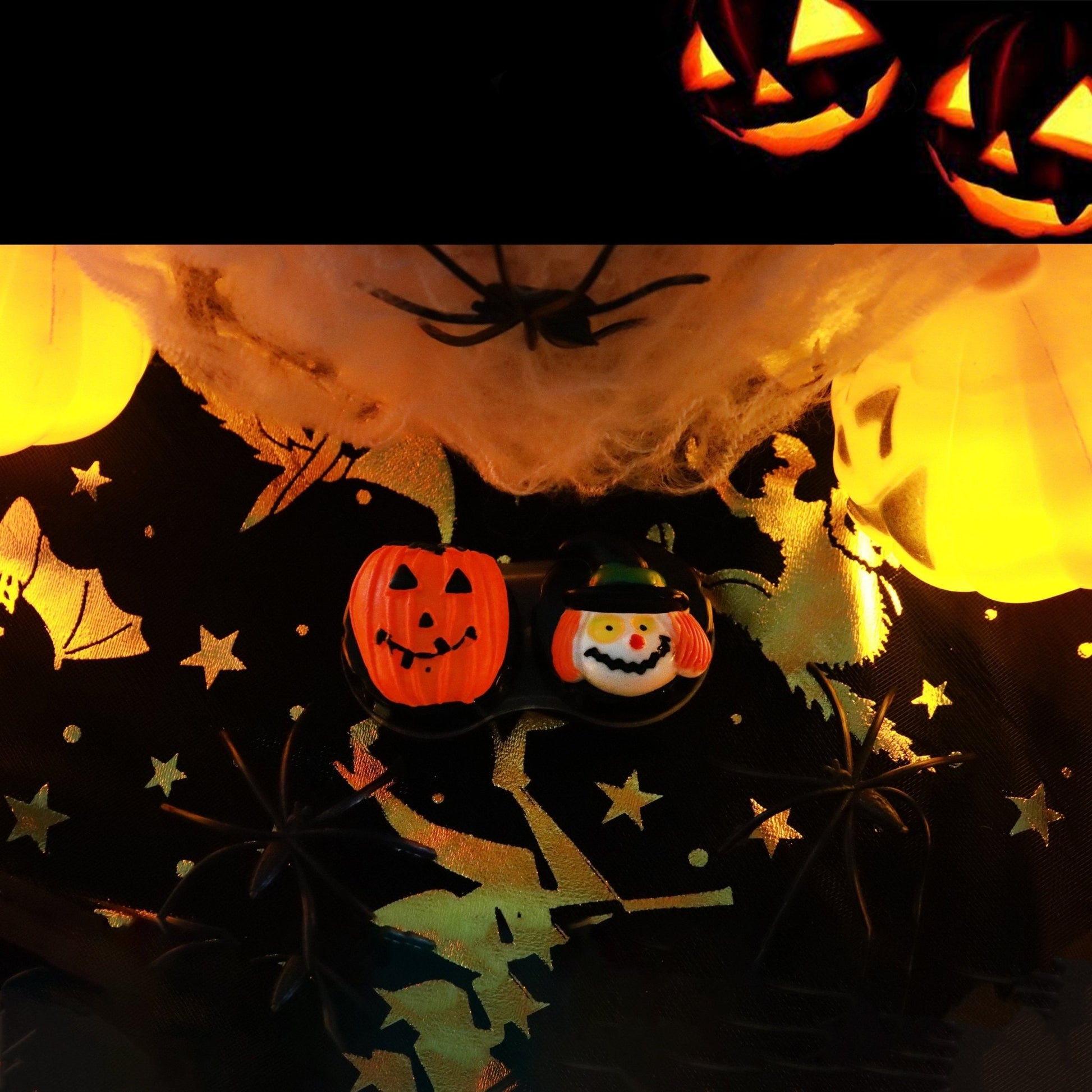 Crazy Halloween Pumpkin Light Lens Case - Uniieye
