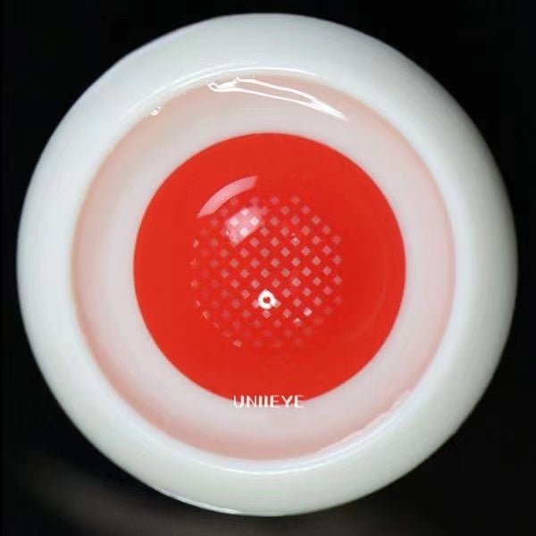 22mm Red Mesh Sclera Lenses - Uniieye