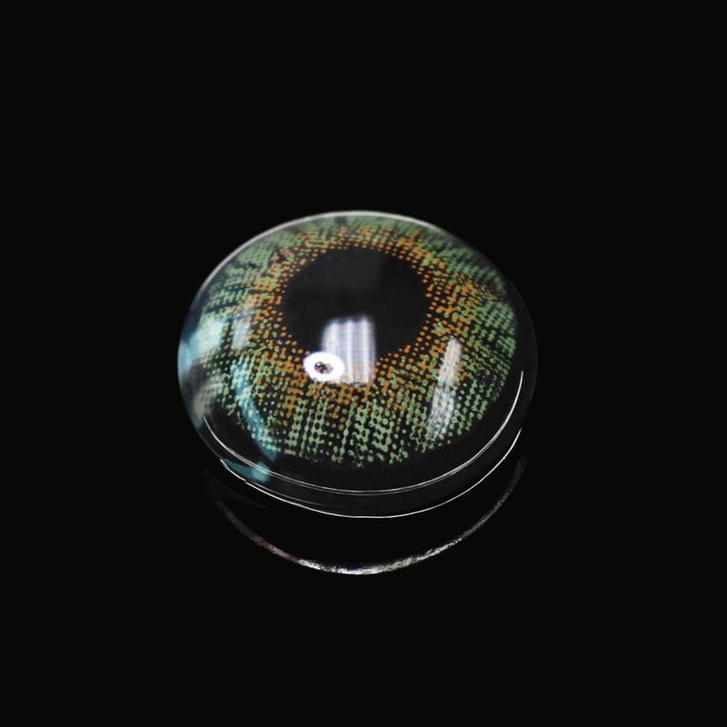 3-Tone Green Yearly Contact Lenses - Uniieye