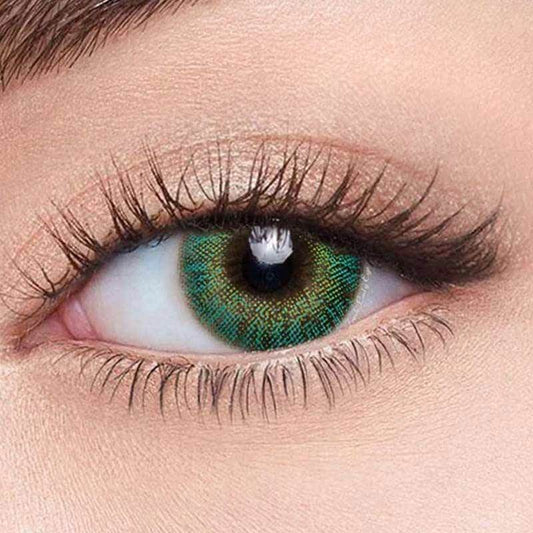 3-Tone Turquoise Colored Contact Lenses - Uniieye