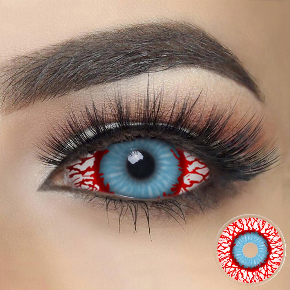 Bloodshot Infected Zombie Sclera Eyes - Uniieye