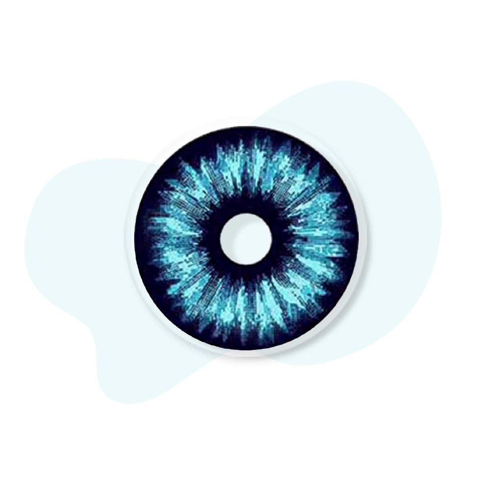 Blue Flash Sclera Eyes - Uniieye