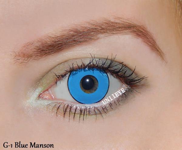 Blue Manson Cosplay Contact Lenses - Uniieye