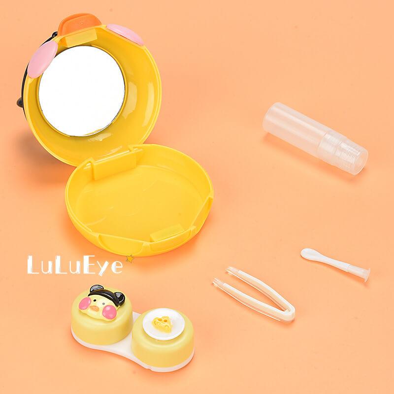 Cute Cartoon Duck Contact Lenses Case - Uniieye