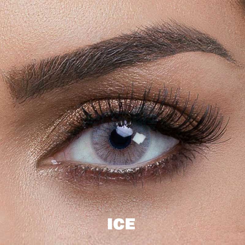 Icy Grey Prescription Yearly Contact Lenses - Uniieye