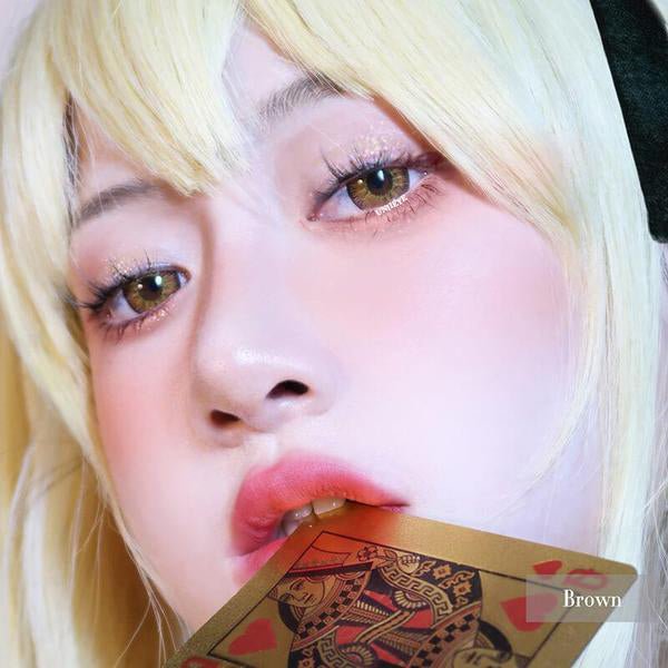 Mystery Brown Cosplay Contact Lenses - Uniieye