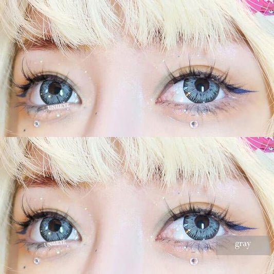 Mystery Gray Cosplay Contact Lenses - Uniieye