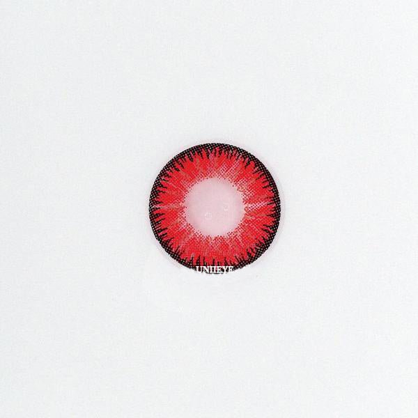 Mystery Red Cosplay Contact Lenses - Uniieye