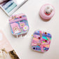 Neon Laser Contact Lenses Case With Mirror - Uniieye