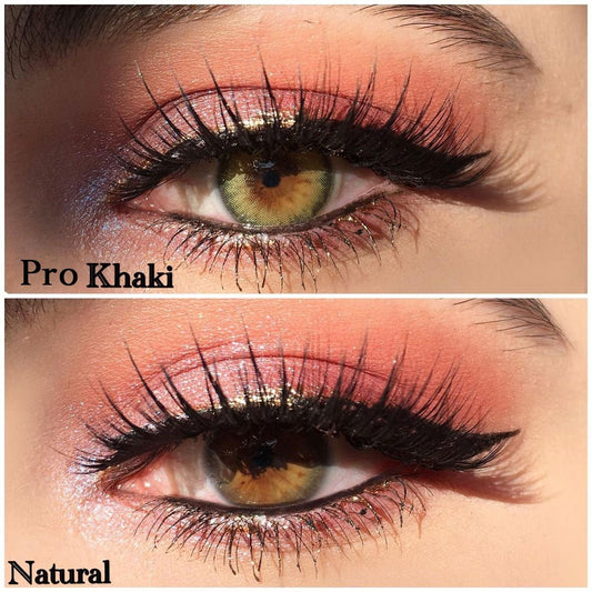 Pro Khaki Contact Lenses - Uniieye