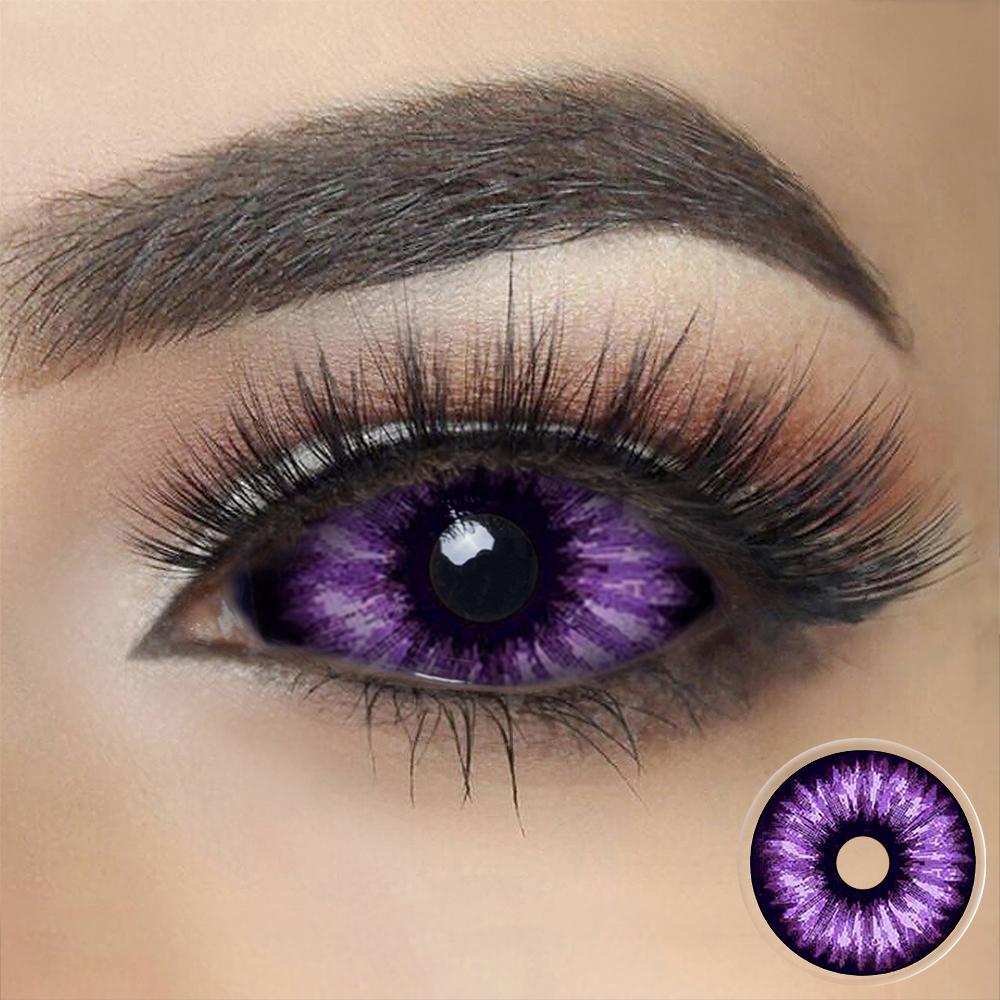 Purple Flash Sclera Eyes - Uniieye