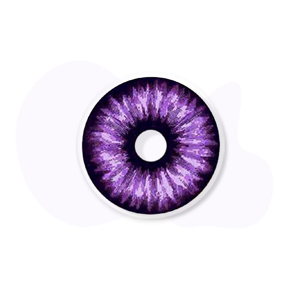 Purple Flash Sclera Eyes - Uniieye