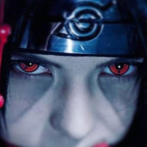Red Sasuke Sharingan Cosplay Eyes - Uniieye