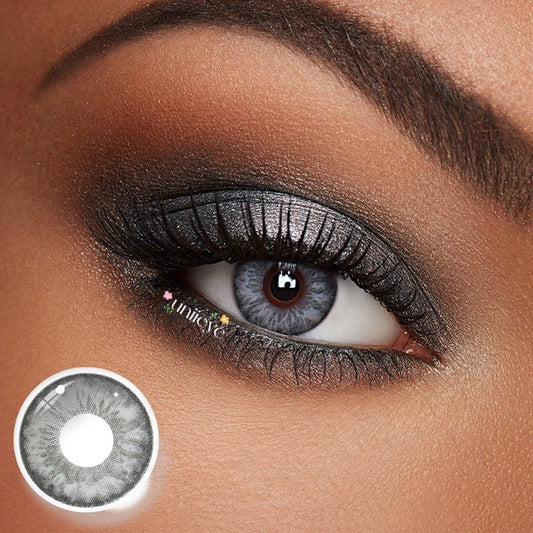 Uniieye Cocktail Vesper Martini Grey Yearly Colored Contacts - Uniieye