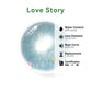 Uniieye Love Story Dopa-Mine Blue Yearly Colored Contacts - Uniieye