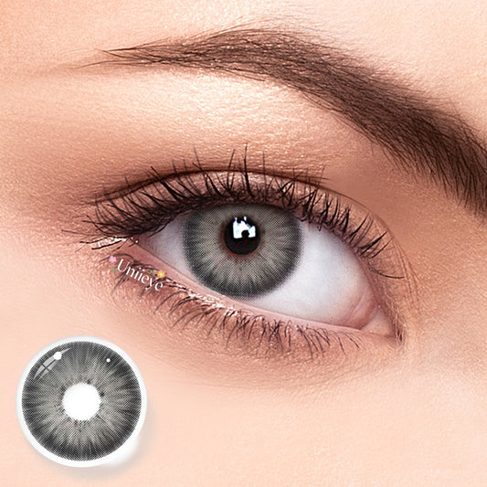 UNIIEYE Magnificent Icy Volcano Gray Yearly Colored Contacts - Uniieye