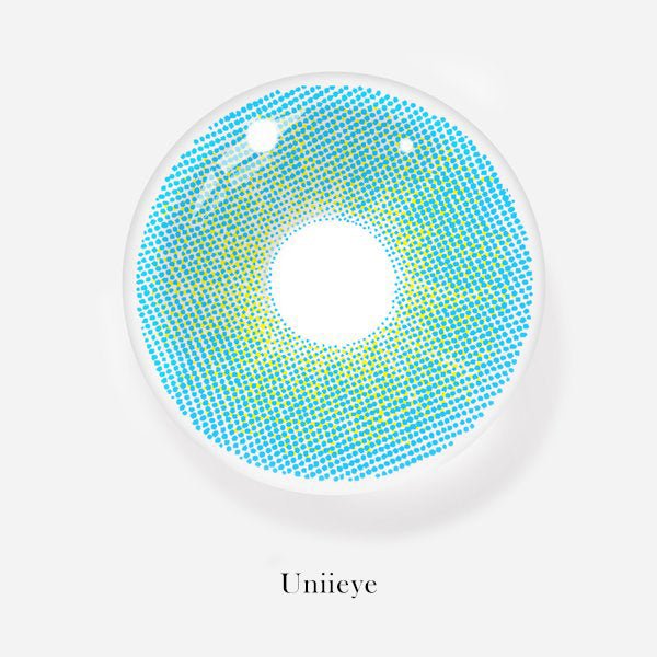 UNIIEYE Polar Lights Blue Yearly Colored Contacts - Uniieye