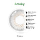 UNIIEYE Smoky Smokey Grey Prescription Yearly Colored Contacts - Uniieye