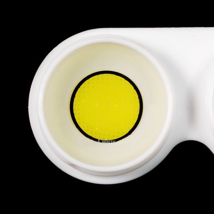 UNIIEYE Yellow Mesh Crazy Contact Lenses - Uniieye